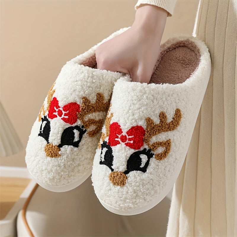 reindeer girl slippers