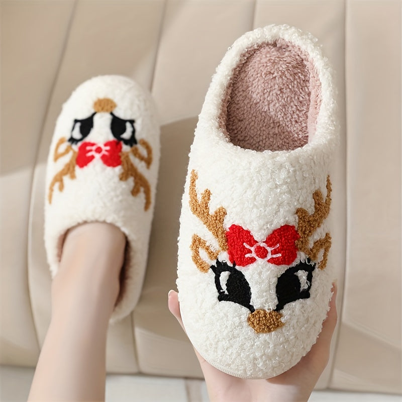 reindeer girl slippers