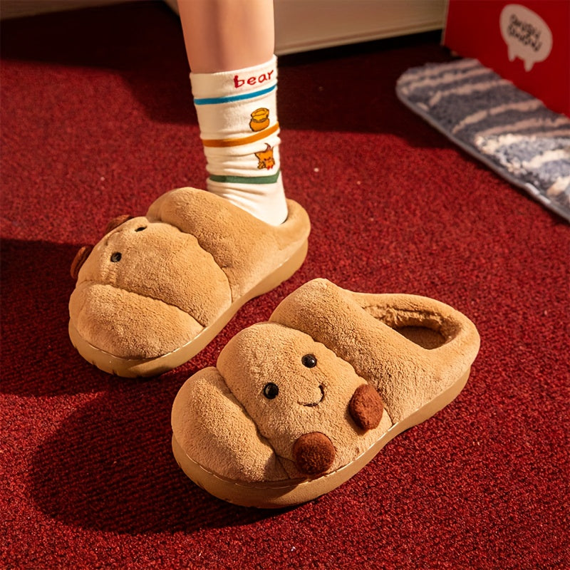 croissant slippers